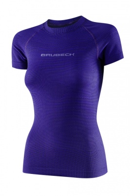 BRUBECK Футболка женская с коротким рукавом 3D PRO фиолетовый фото в интернет-магазине FrontFlip.Ru