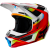 Мотошлем подростковый Fox V1 Motif Youth Helmet Red/White фото в интернет-магазине FrontFlip.Ru