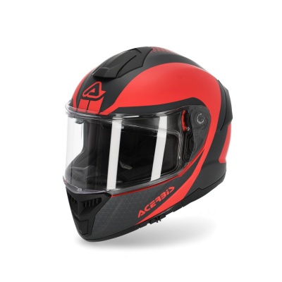 Мотошлем Acerbis KRAPON red/black фото в интернет-магазине FrontFlip.Ru