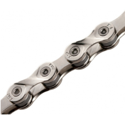 Цепь KMC X9 9ск. 114L Silver (BX09NP114) фото в интернет-магазине FrontFlip.Ru