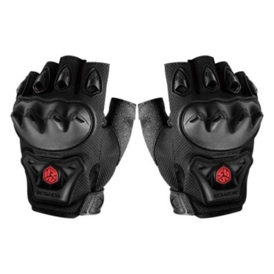 Перчатки Scoyco MC29D (PP) (БЕЗ ПАЛЬЦЕВ) Black фото в интернет-магазине FrontFlip.Ru