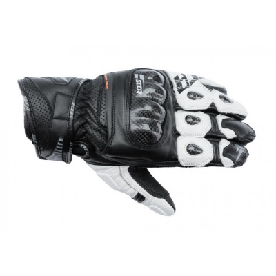 SECA Перчатки TRACKDAY SHORT WHITE/BLACK фото в интернет-магазине FrontFlip.Ru