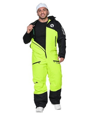 SNOW HEADQUARTER Горнолыжный комбинезон мужской AA-0216 Лимонный фото в интернет-магазине FrontFlip.Ru