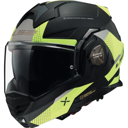 LS2 Мотошлем FF901 ADVANT X OBLIVION черно-желтый матовый фото в интернет-магазине FrontFlip.Ru