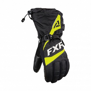 Перчатки FXR Fuel с утеплителем Black/Hi Vis